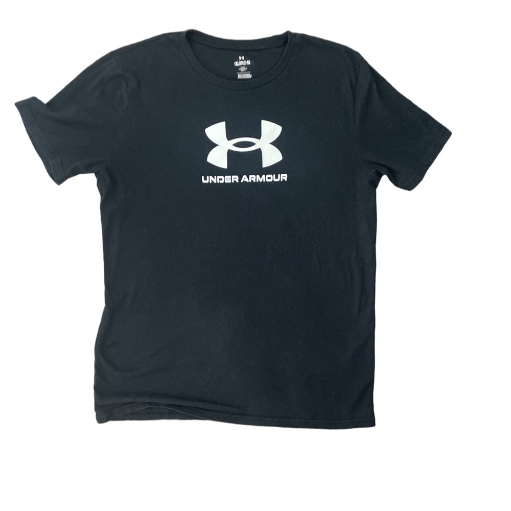 Under Armour Kids' Tees - Lime Green, Black, and Royal Blue - Picture 2 of 4